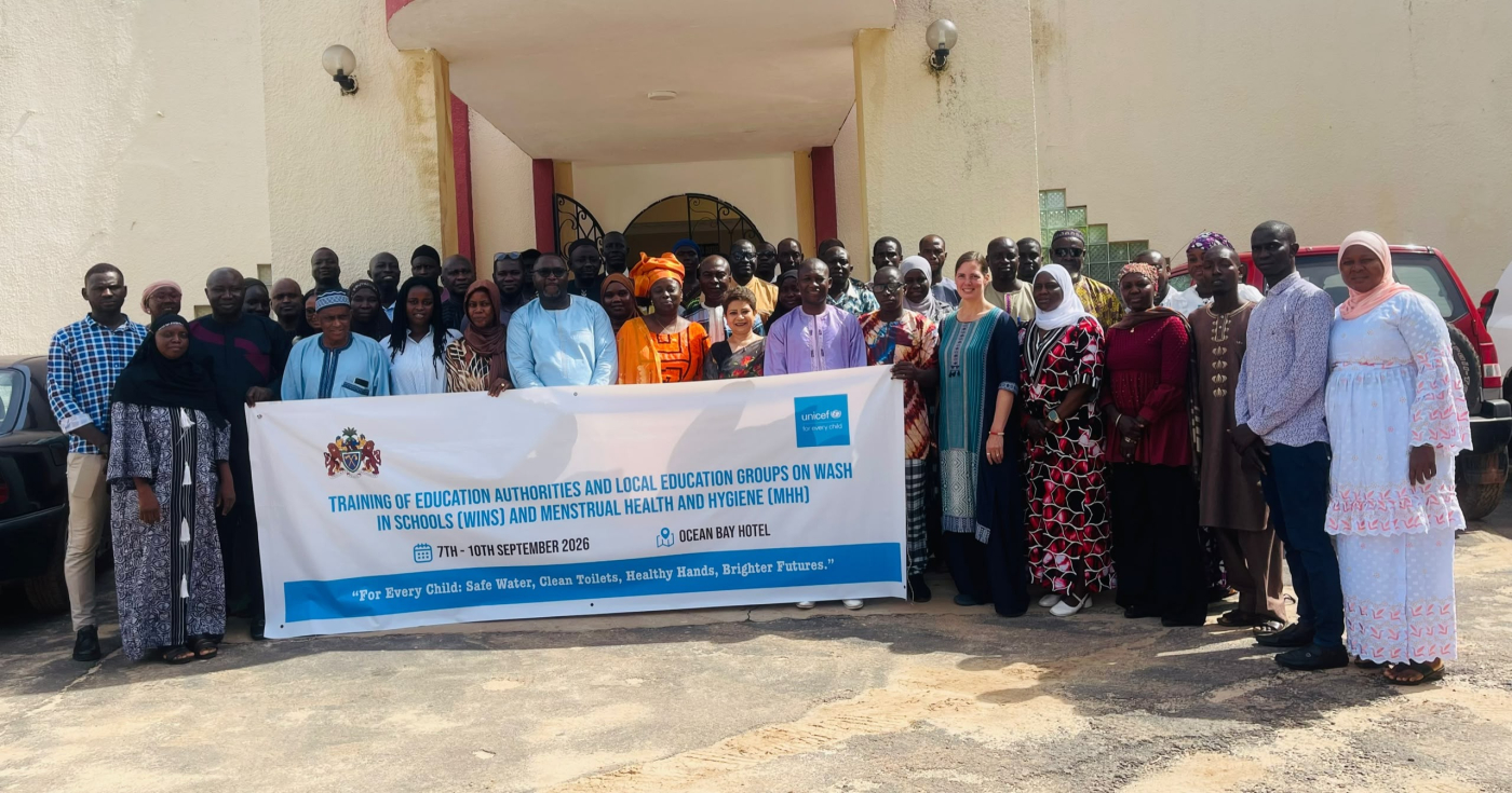 UNICEF and MoBSE Launch Mission to Enhance School Hygiene and Menstrual Health in The Gambia