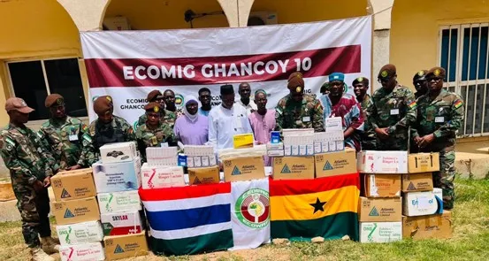 Ghanaian Contingent Donates Medical Supplies to Farafenni Hospital