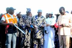 President Barrow Inaugurates Kabada Road Network